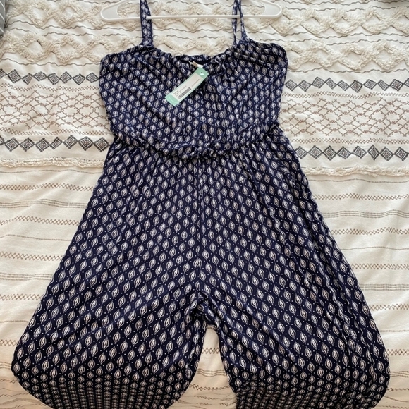 Blue & white romper/jumpsuit - Picture 3 of 3